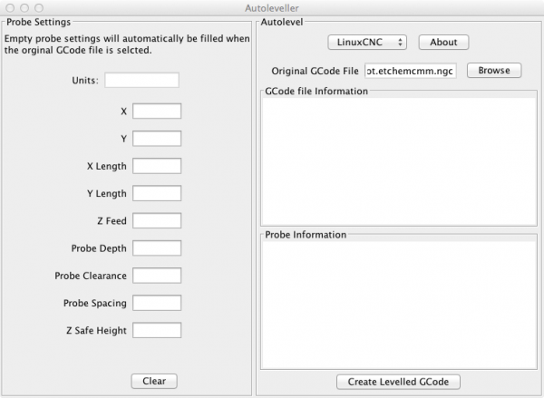 Autoleveller 0.7.7 on Mac